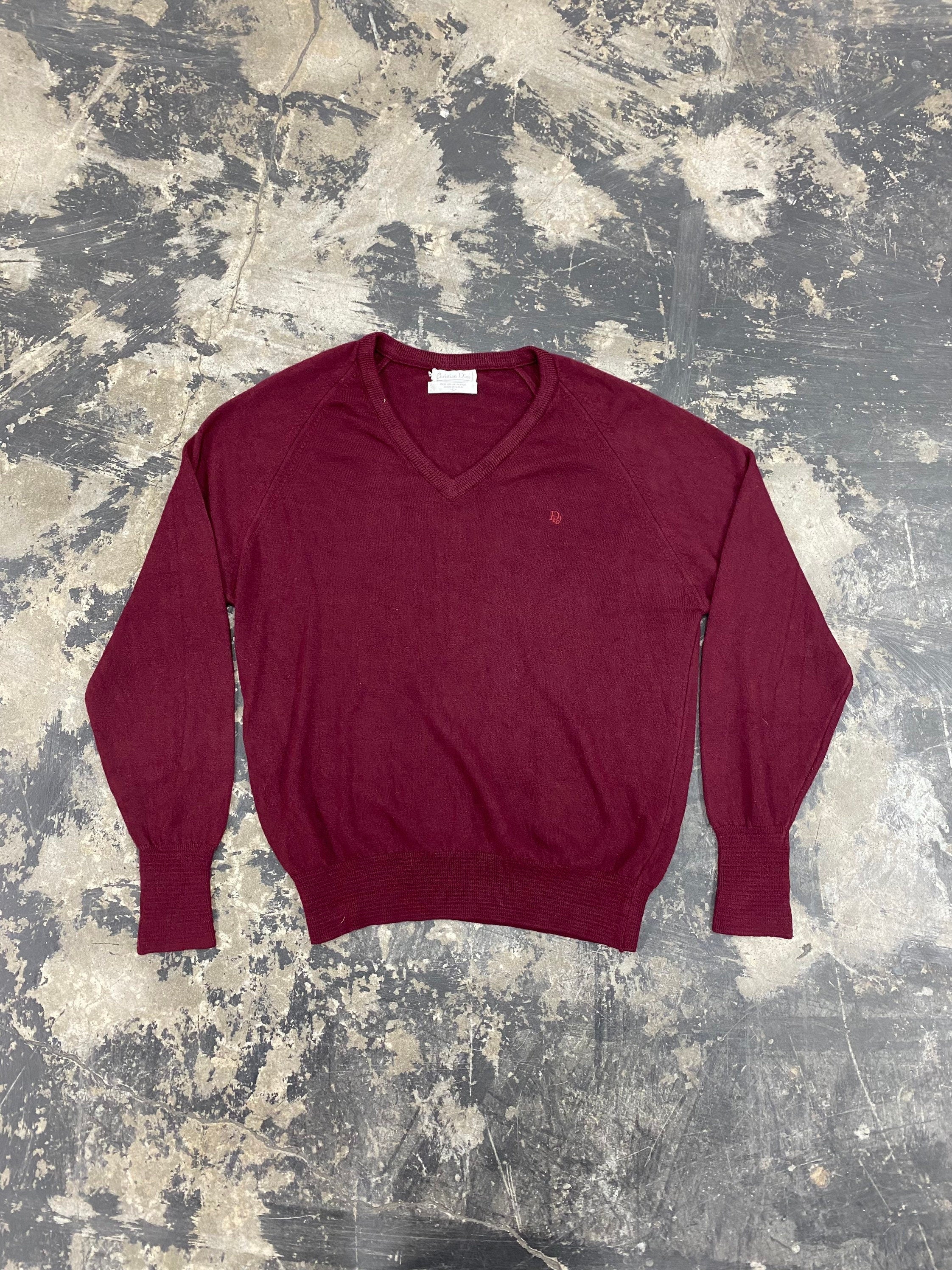 Vintage christian dior sweater hotsell