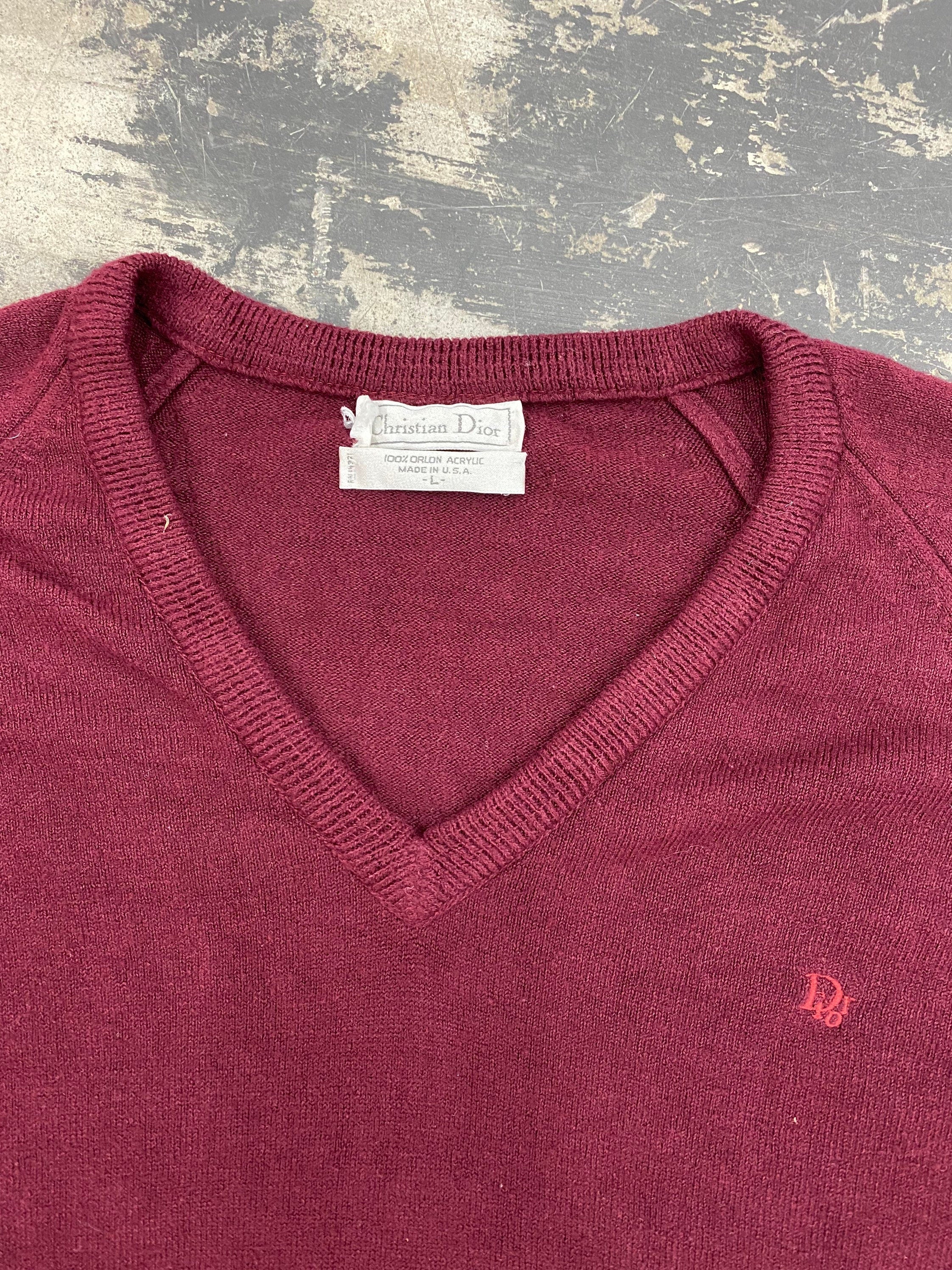 Vintage christian deals dior sweater