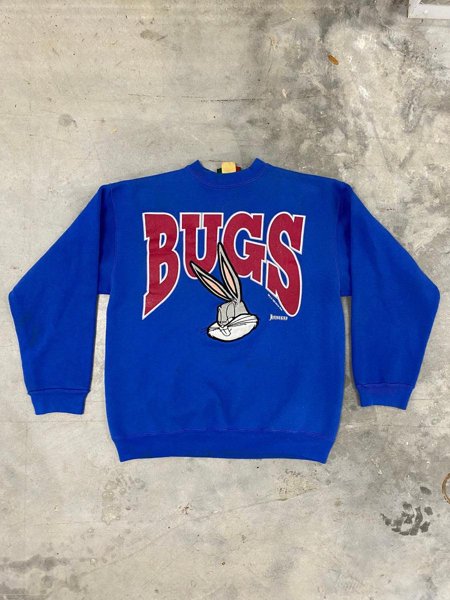 Vintage 1993 Bugs Bunny Sweatshirt Size Large Embroidered