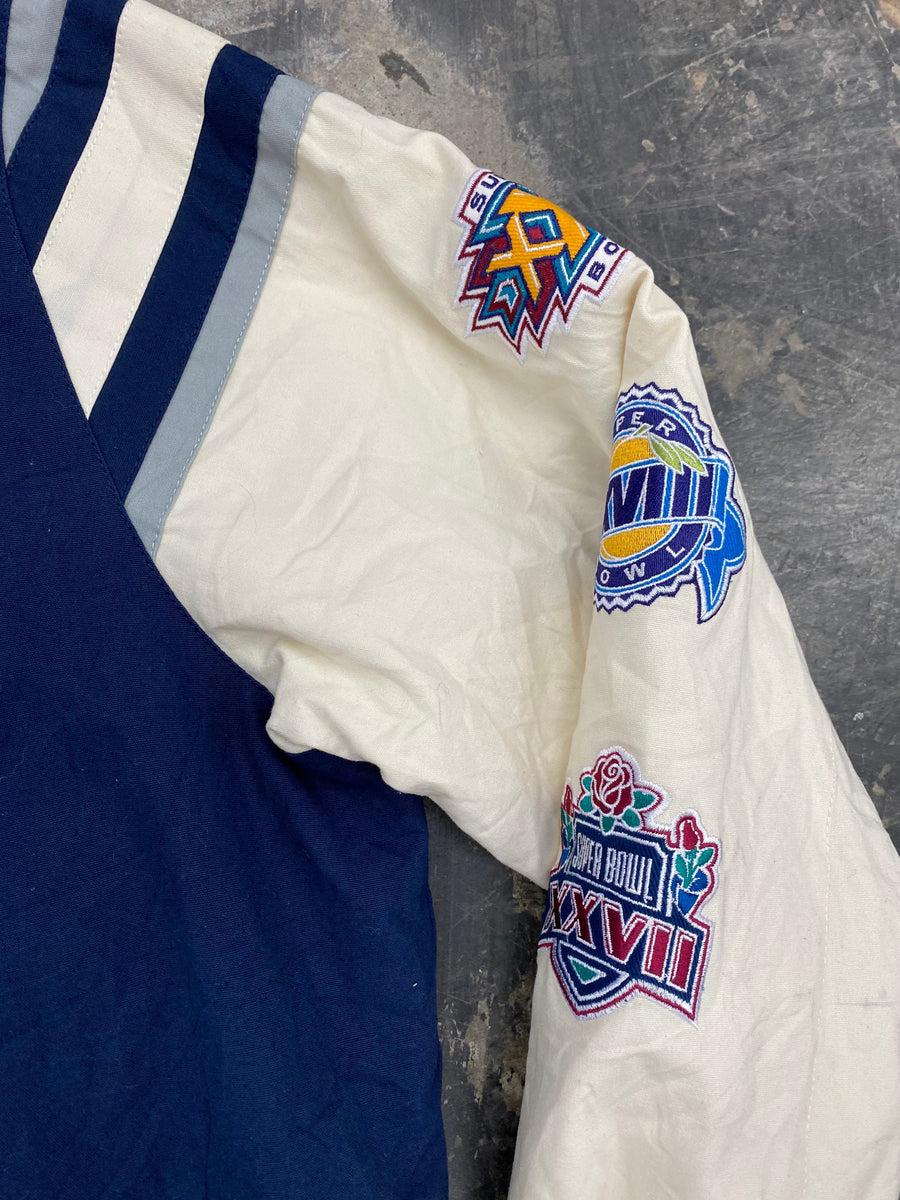 Vintage Dallas Cowboys 5 Times Super Bowl Champions Jacket Size XL
