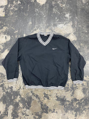 Vintage 90s Nike Black Pullover Windbreaker Size Large