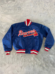 Vintage 90s Atlanta Braves Starter Jacket Size Large