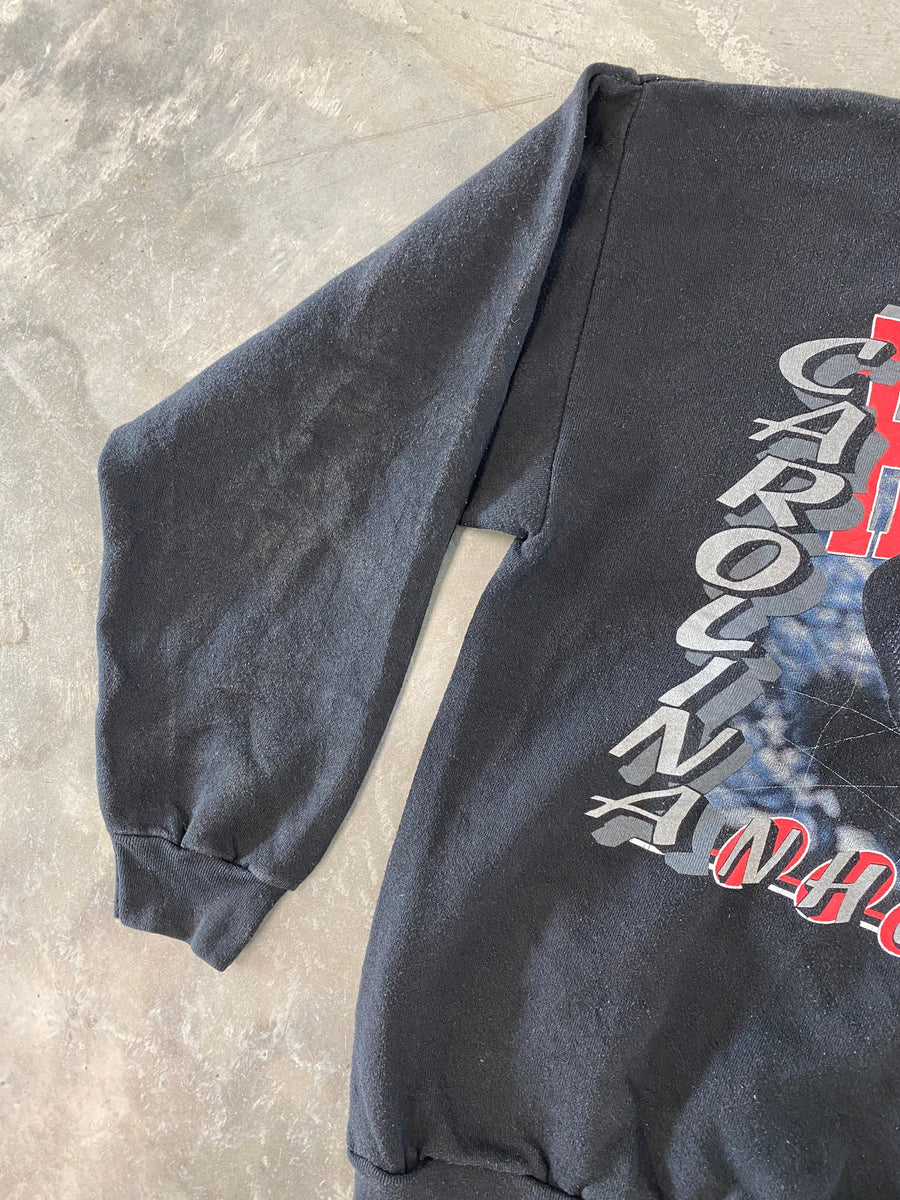 Vintage 90s Carolina Hurricanes NHL Sweatshirt Size Large Logo 7