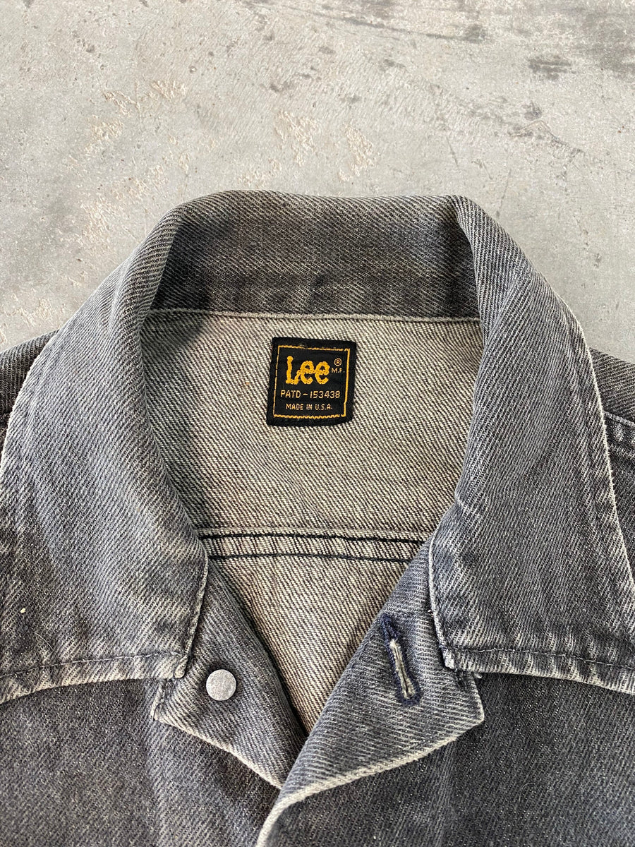 Vintage 80s Lee Jean Jacket Made in USA Size Small