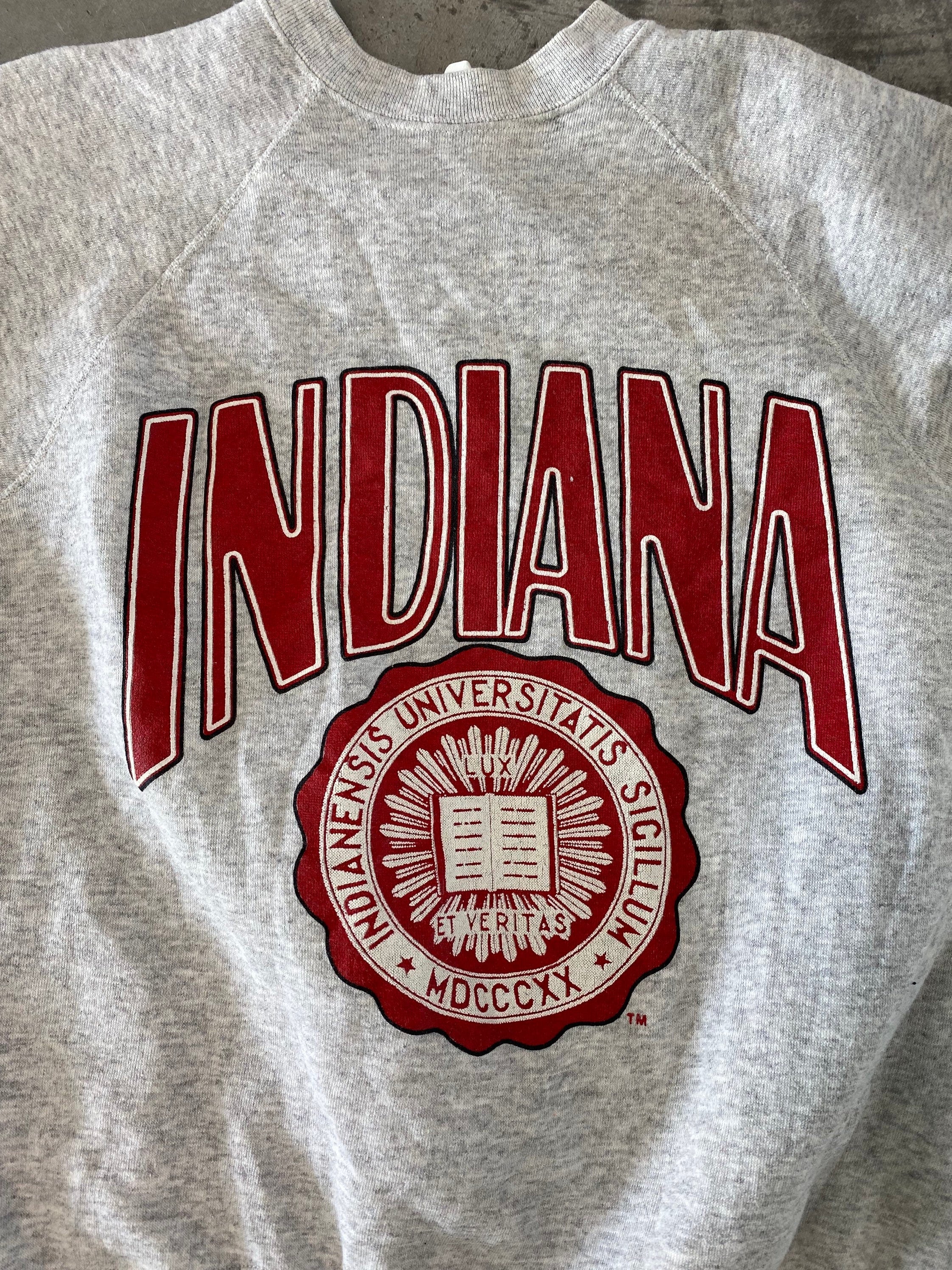 Vintage 90s Indiana University Sweatshirt Size Large