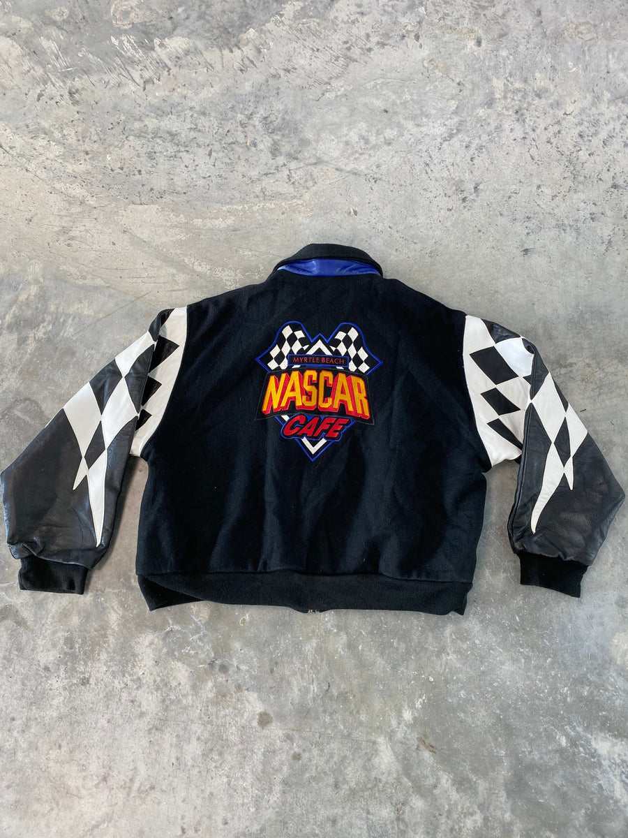 Vintage 90s Nascar Cafe Myrtle Beach Jacket Size Large