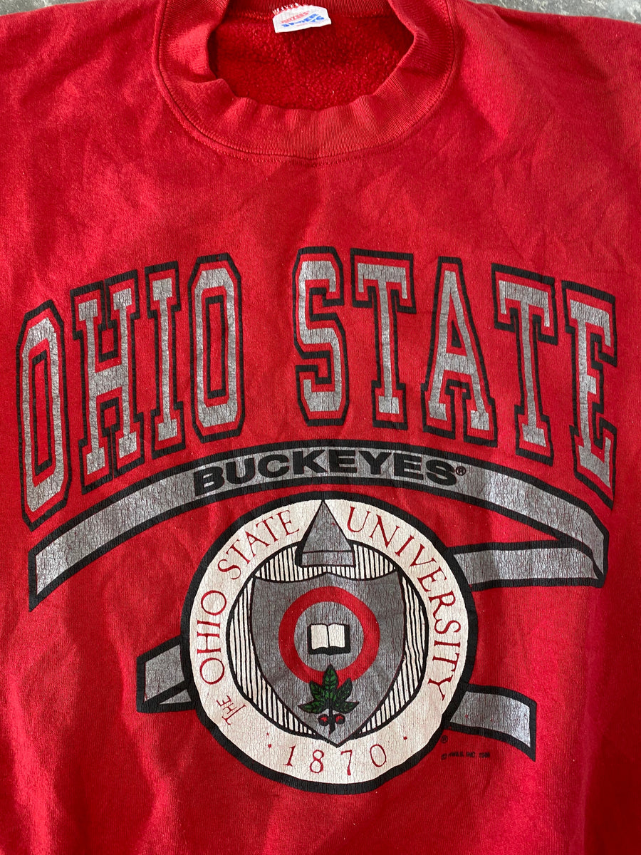 Vintage 80s Ohio State Buckeyes Sweatshirt Size Medium