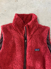 Vintage Patagonia Red Fleece Vest Size Medium