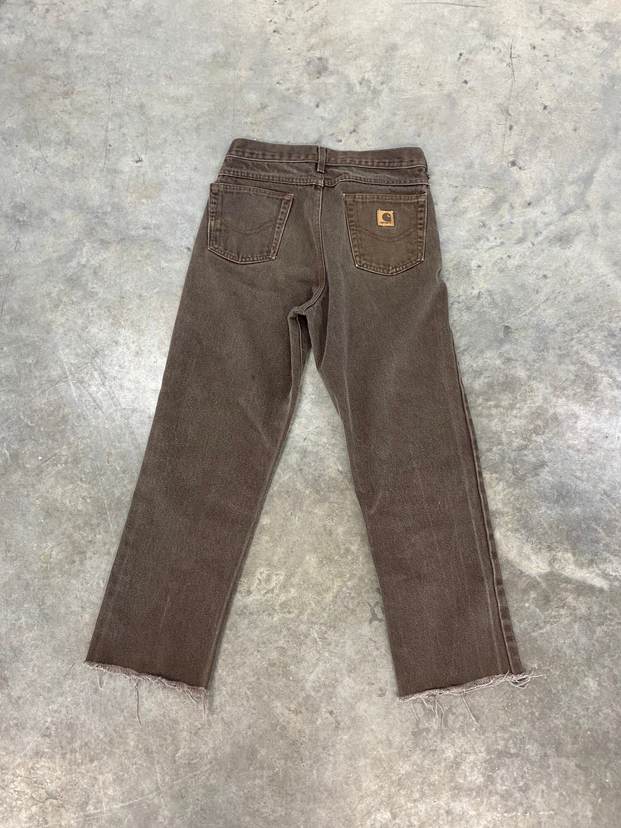 Vintage Carhartt Brown Jeans Size 30x29