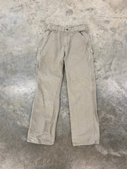 Vintage Carhartt Carpenter Work Pants Dungaree Fit Size 30x32