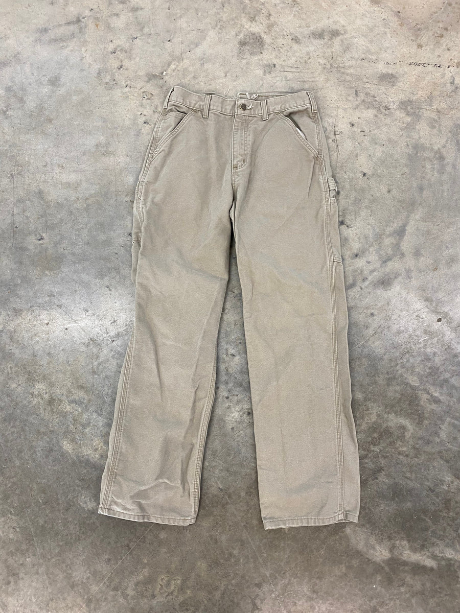 Vintage Carhartt Carpenter Work Pants Dungaree Fit Size 30x32