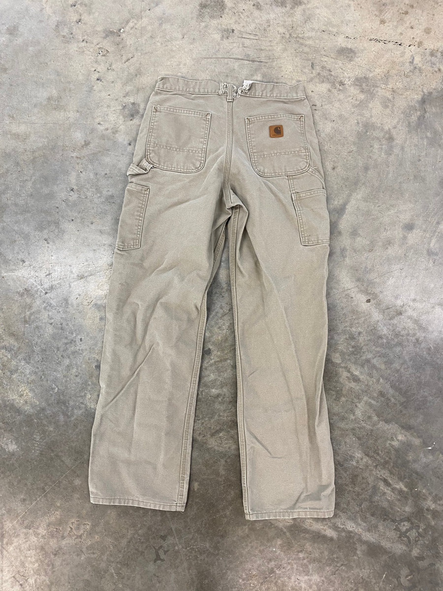 Vintage Carhartt Carpenter Work Pants Dungaree Fit Size 30x32