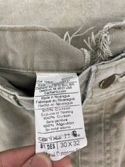 Vintage Carhartt Carpenter Work Pants Dungaree Fit Size 30x32