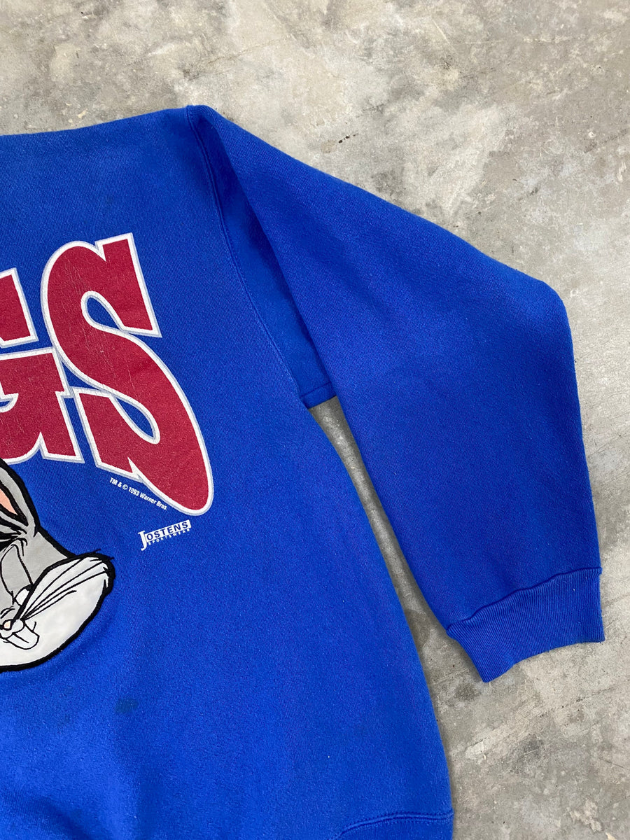 Vintage 1993 Bugs Bunny Sweatshirt Size Large Embroidered