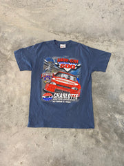 Vintage 90s Nascar Charlotte Motor Speedway T-Shirt Size Large