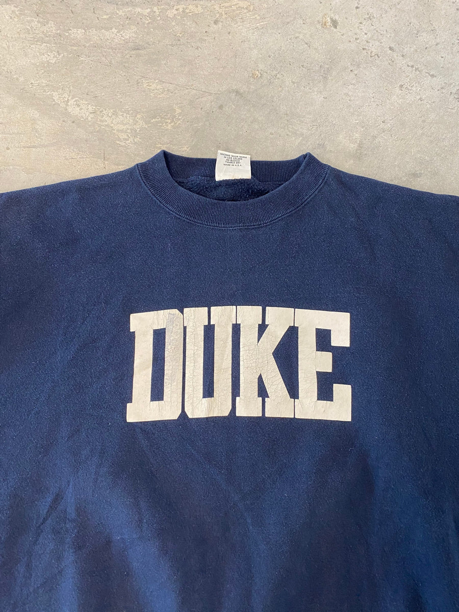Vintage 90s Duke University Sweatshirt Size 2XL