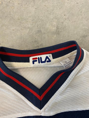 Vintage 90s Fila Long Sleeve T-Shirt Jersey Size Medium