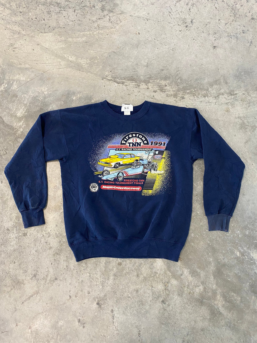 Vintage 1991 Firestone Racing Tournament Sweatshirt Size Small