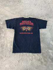 Vintage Harley Davidson Groves Winchester T-Shirt Size Large