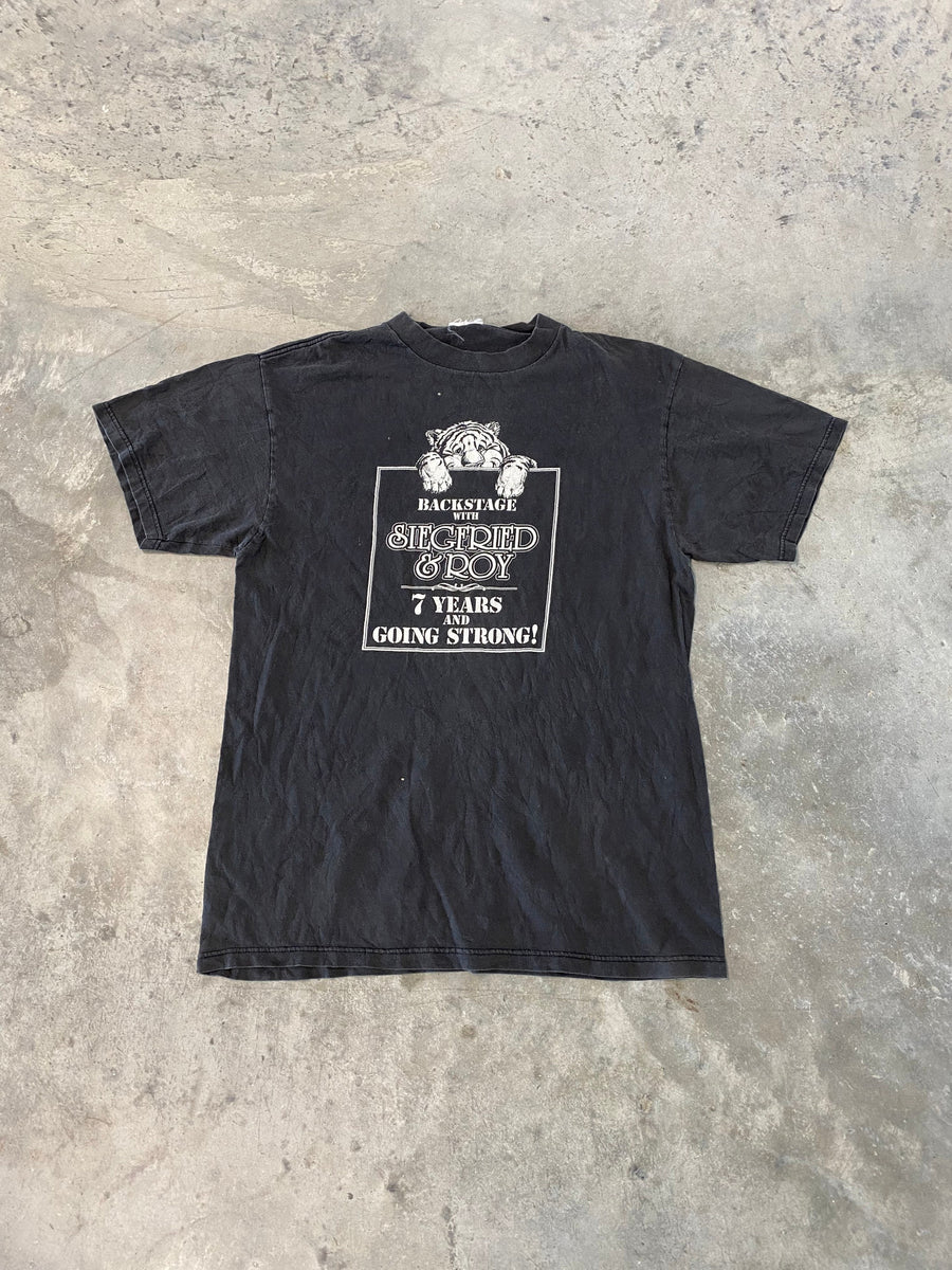 Vintage Siegfried and Roy Vegas Tiger T-Shirt Size XL