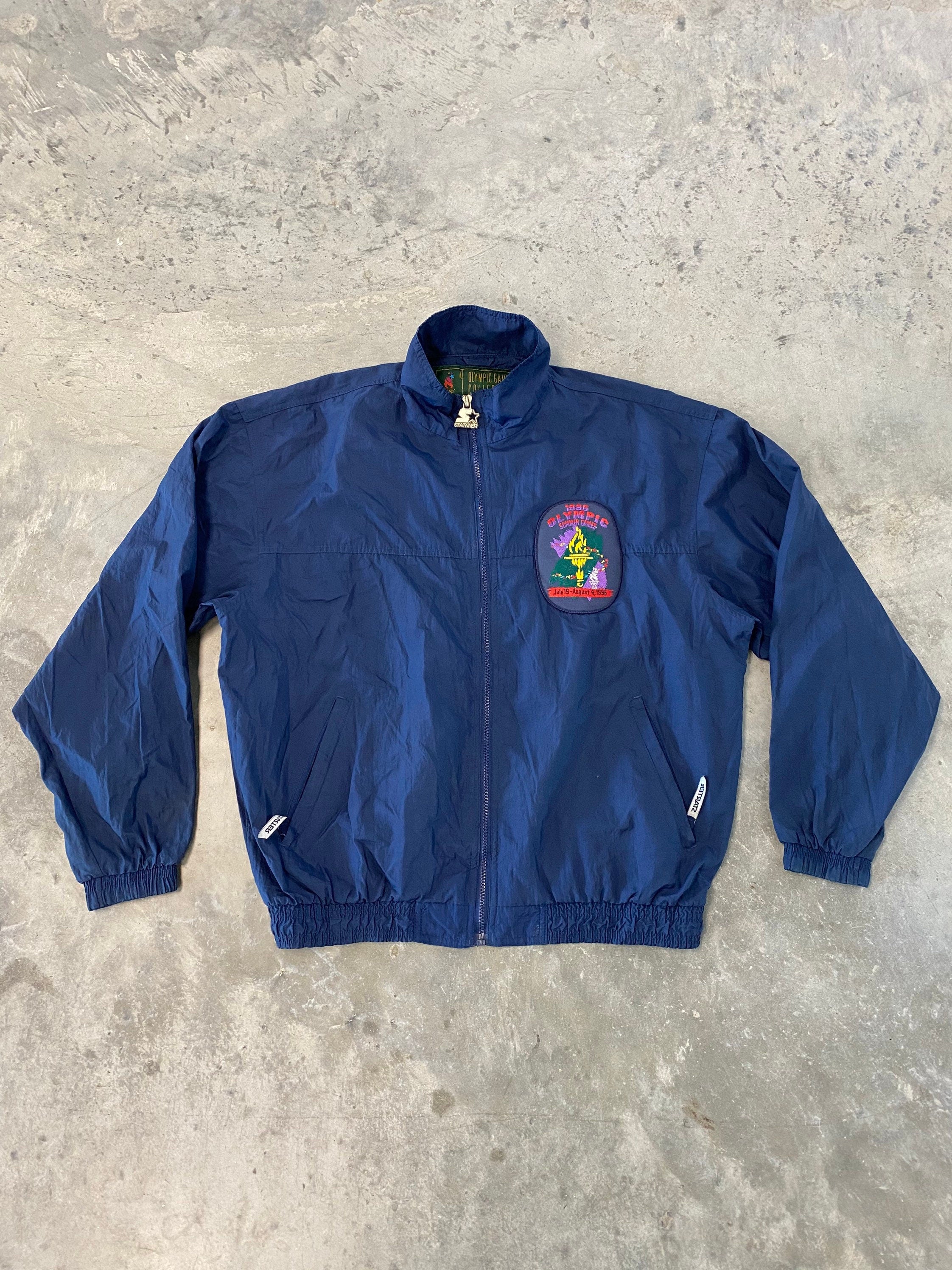 Vintage 1996 Atlanta Olympics Windbreaker Size Large