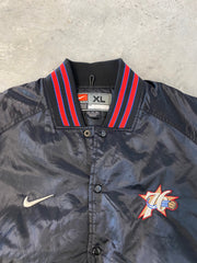 Vintage Philadelphia 76ers NBA Nylon Jacket Size XL