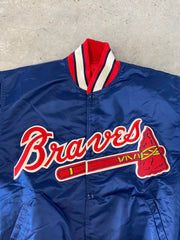 Vintage 90s Atlanta Braves Starter Jacket Size Large