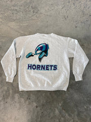 Vintage 90s Charlotte Hornets Nutmeg Sweatshirt Size Large