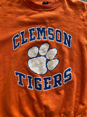Vintage 90s Clemson Tigers Sweatshirt Size Medium