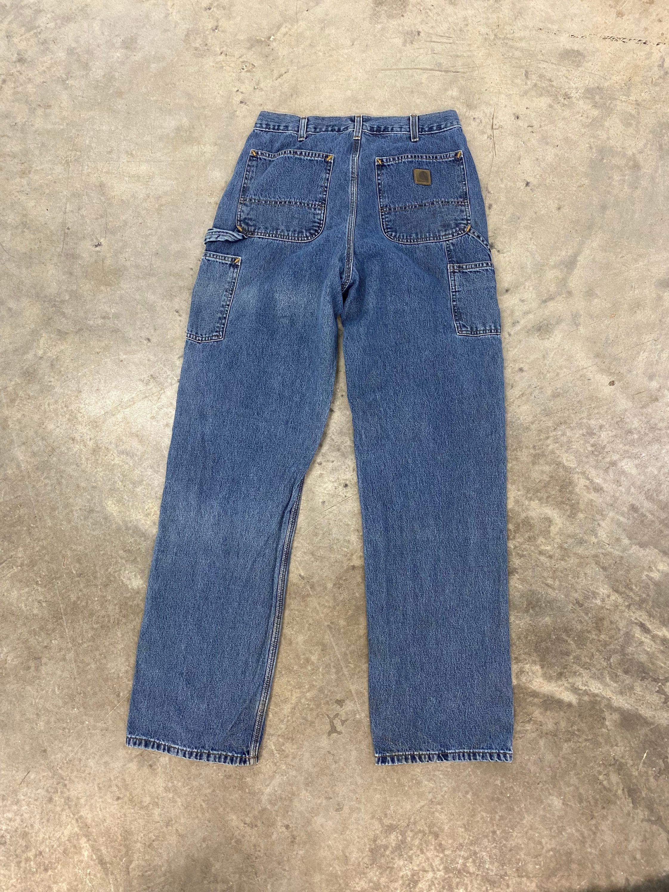 Vintage Carhartt Carpenter Work Jeans Size 33x36
