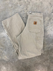 Vintage Carhartt Carpenter Work Pants Dungaree Fit Size 30x32