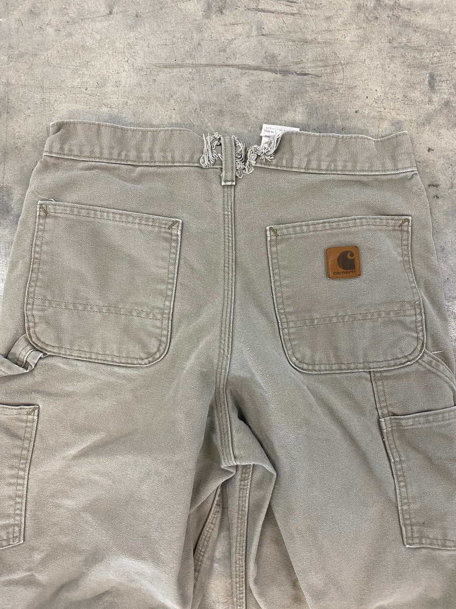 Vintage Carhartt Carpenter Work Pants Dungaree Fit Size 30x32