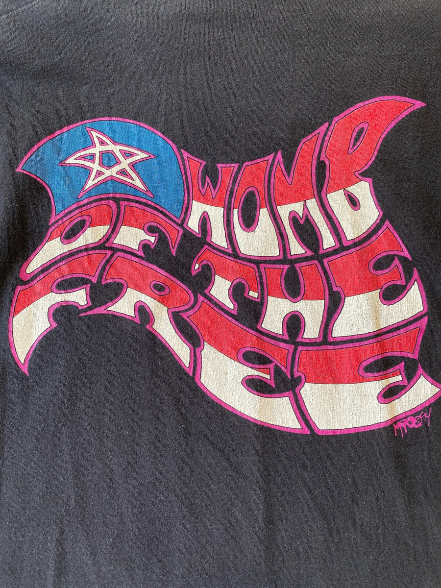 Vintage 90s The Black Crowes Womb of the Free T-Shirt Size Large