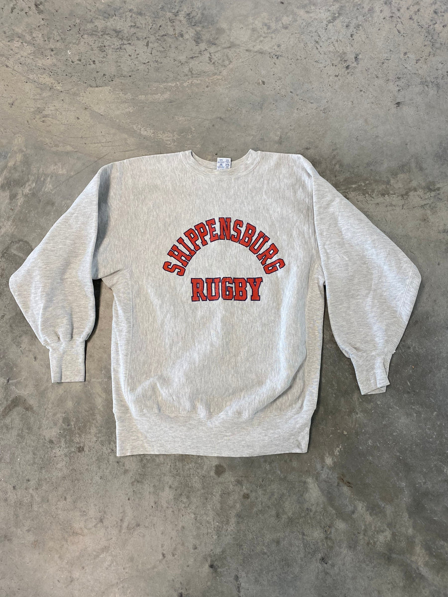 Vintage 90s Champion Reverse Weave Shippensburg Rugby Sweatshirt Size XL