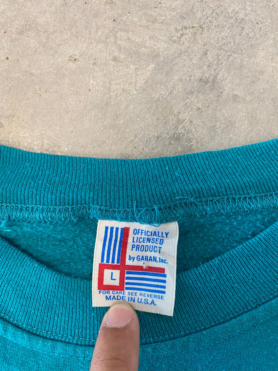 Vintage 90s Charlotte Hornets Sweatshirt Size Medium