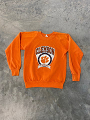 Vintage 80s Clemson Tigers Sweatshirt Size Small