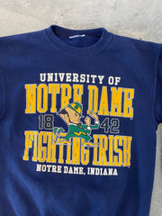 Vintage Notre Dame Fighting Irish Sweatshirt Size Medium