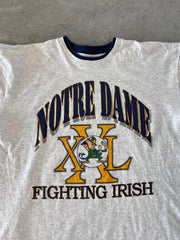Vintage 90s Notre Dame University T-Shirt Size XL