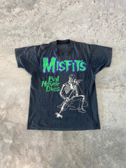Vintage 80s The Misfits Evil Never Dies T-Shirt Size Large
