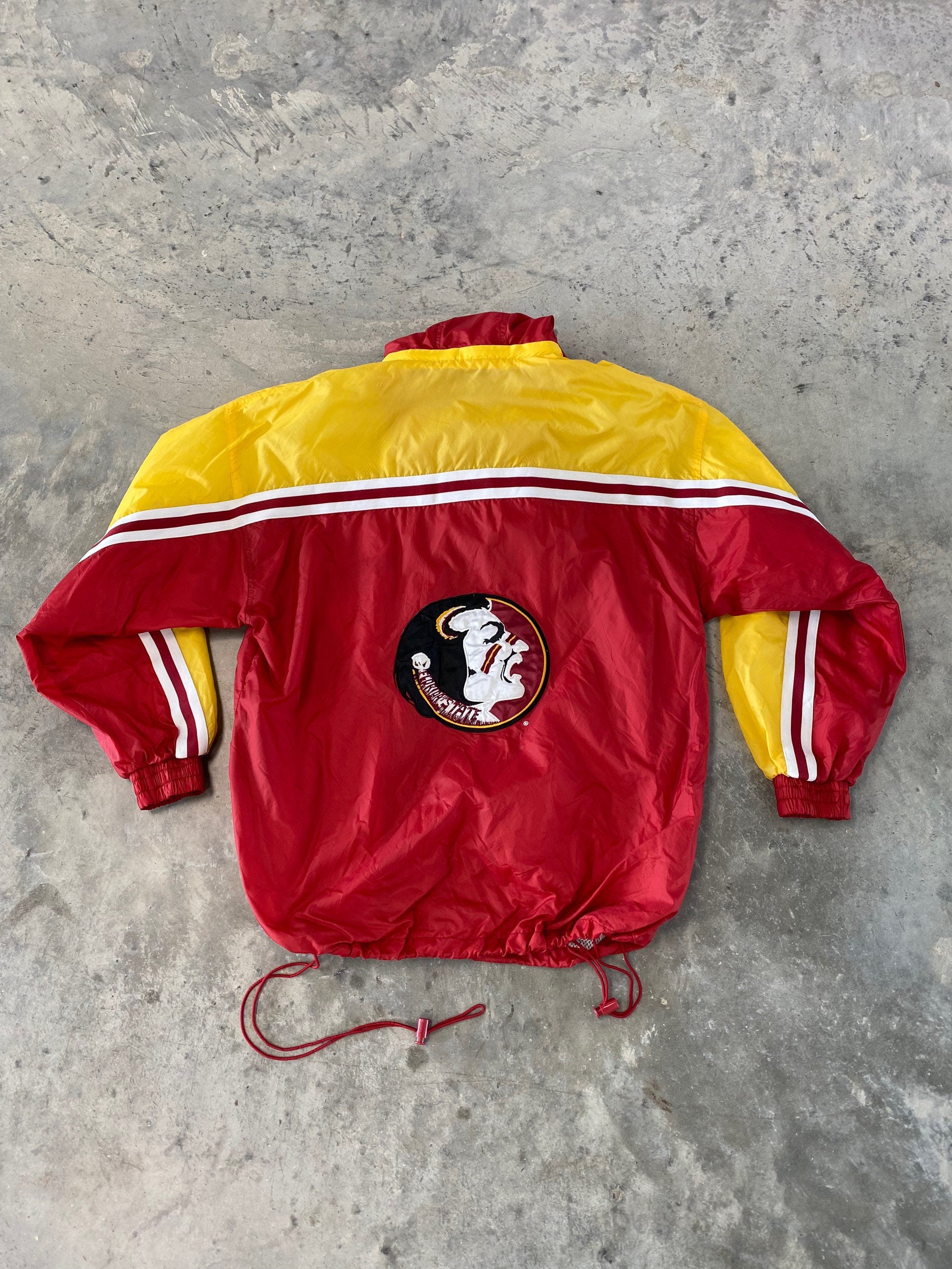 Vintage 90s FSU Seminoles Windbreaker Size Large