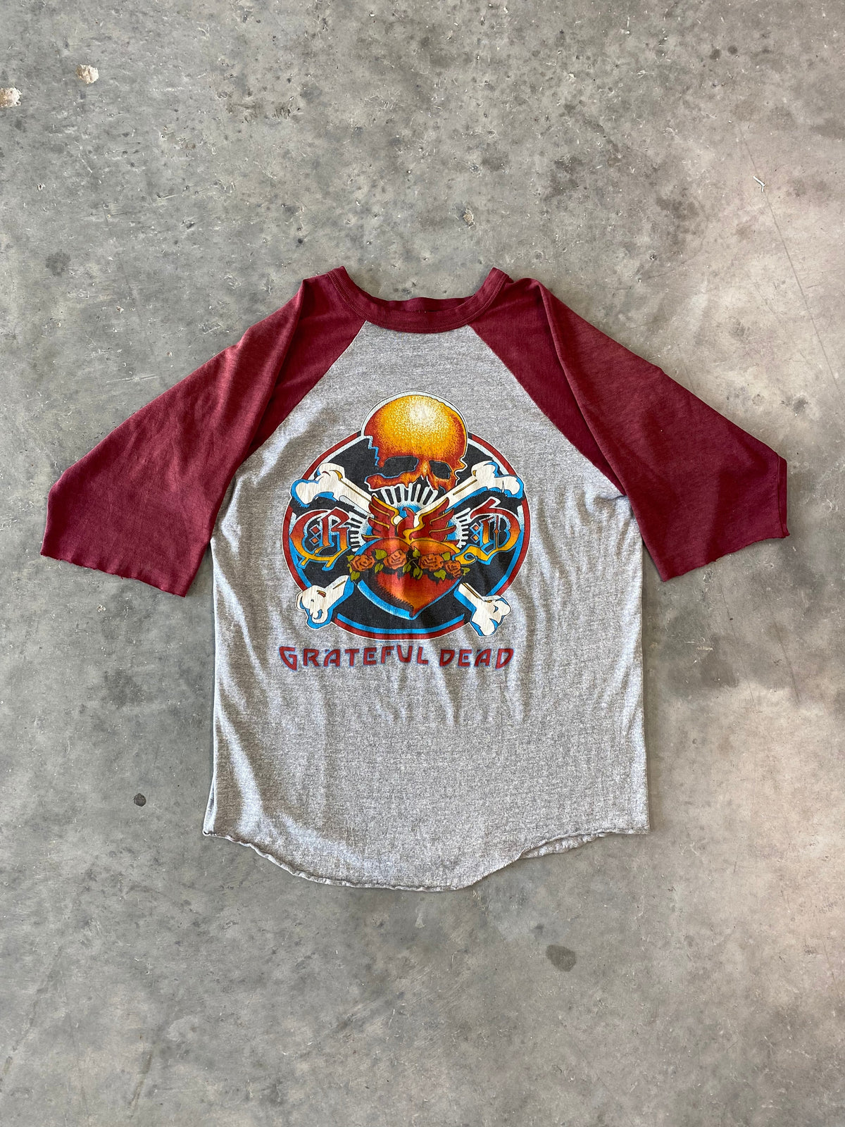 Vintage 1978 Grateful Dead 3/4 Sleeve T-Shirt Size Small – Thrift 