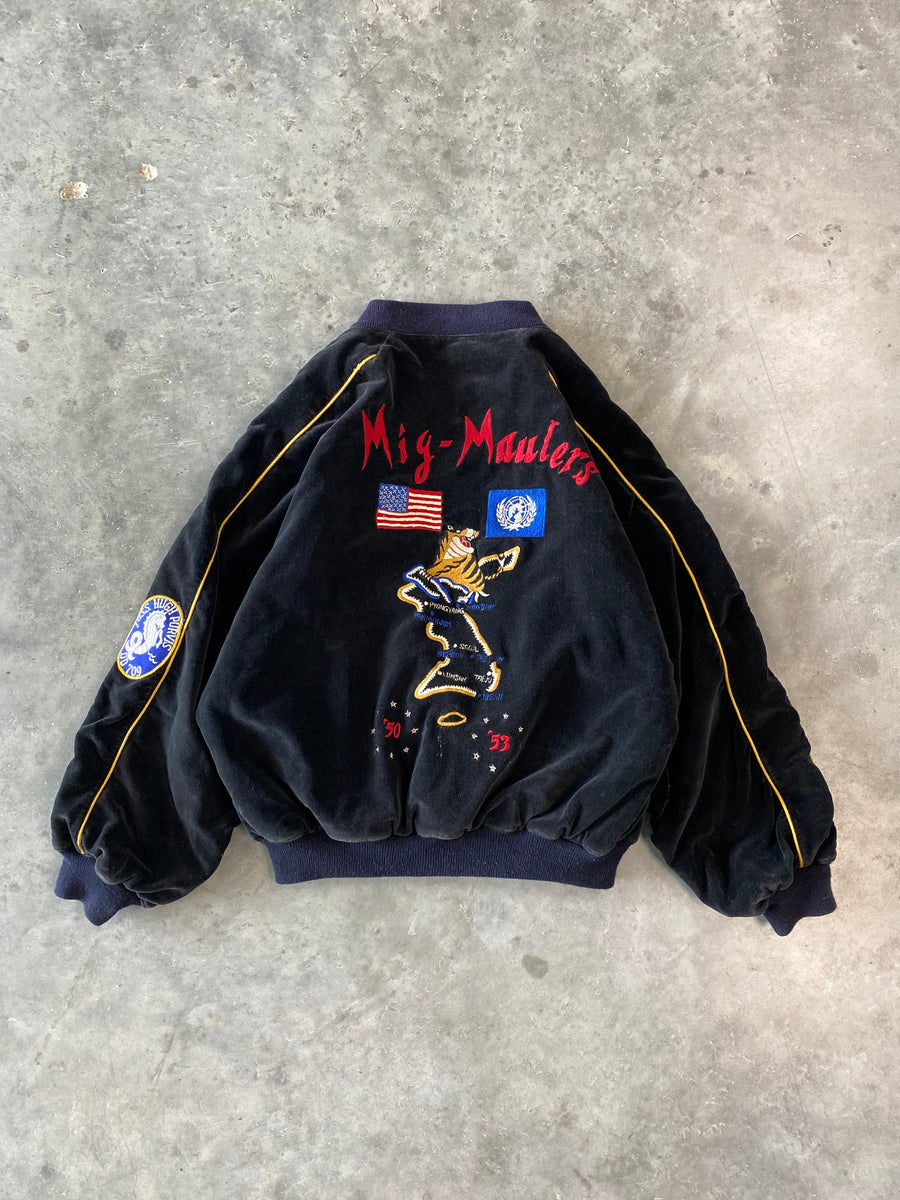 Vintage Avirex Mig Maulers Tour Jacket Size Medium