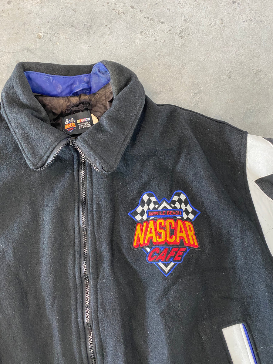 Vintage 90s Nascar Cafe Myrtle Beach Jacket Size Large